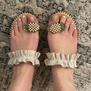 Pineapple sandals